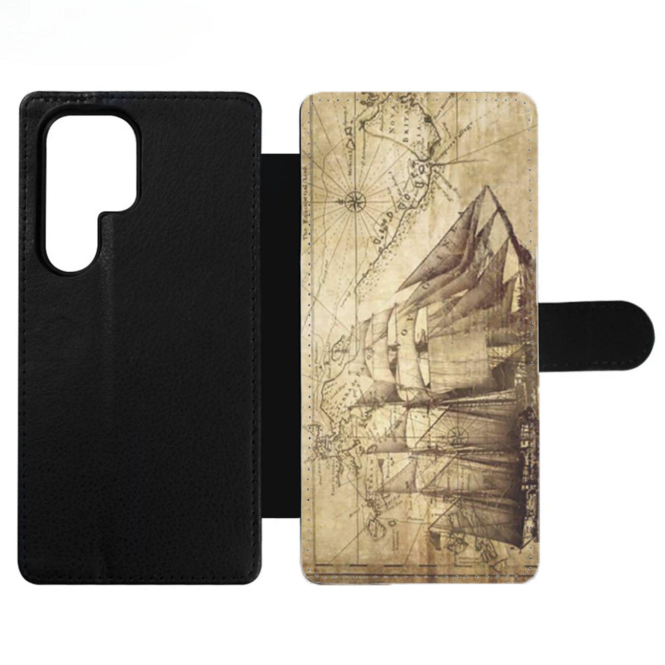 Ancient Ship Wallet Samsung Case