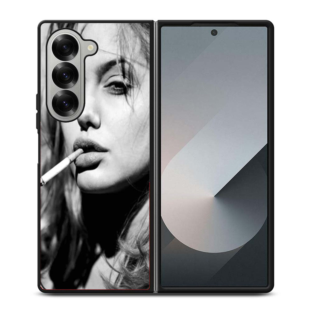 Angelina Jolie Smoking Samsung Z Fold 6 Case
