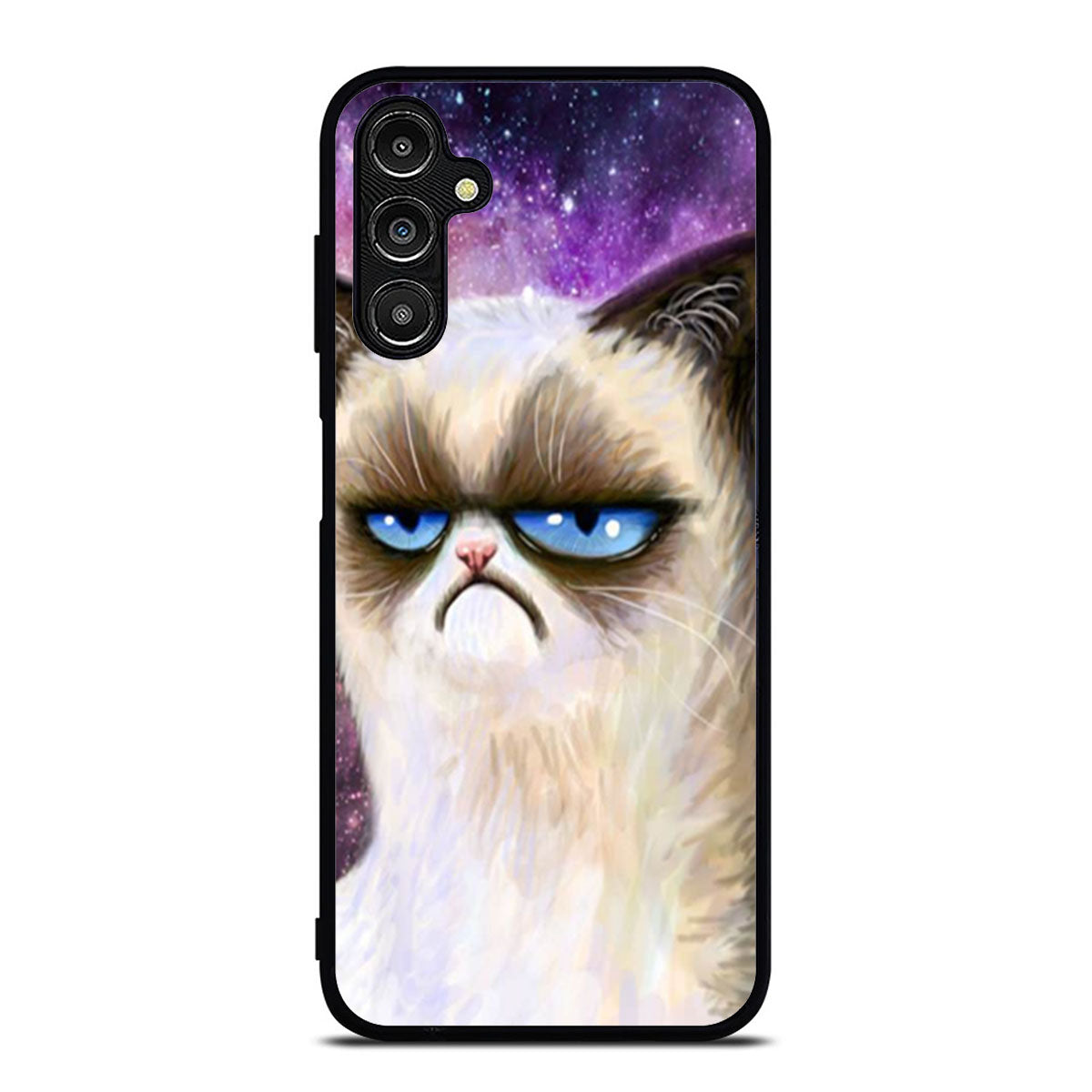 Angry Cat Grumpy Nebula Samsung A16 Case