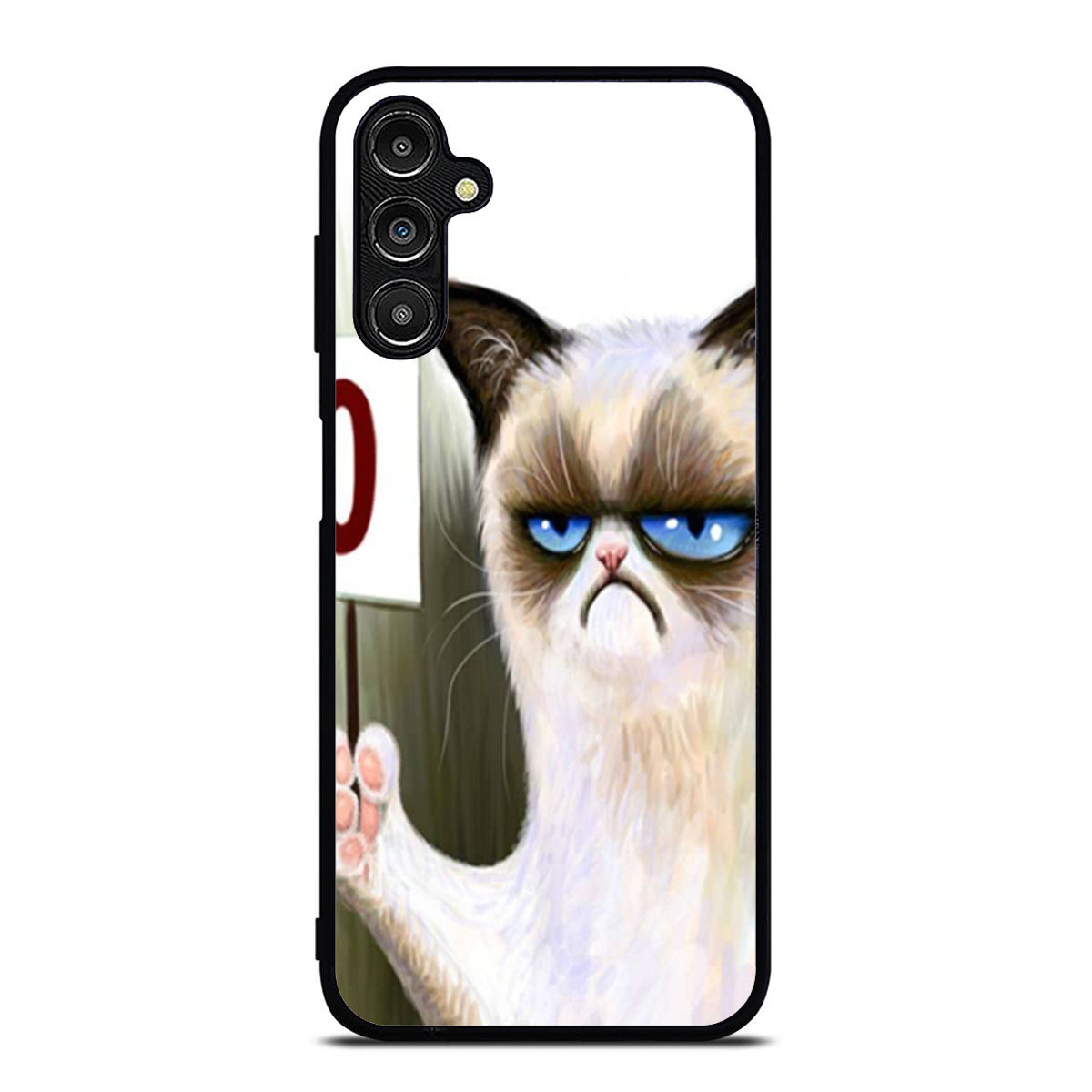 Angry Cat Grumpy Samsung A16 Case
