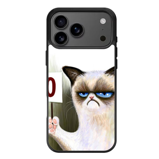 Angry Cat Grumpy iPhone 17 Pro Max Case