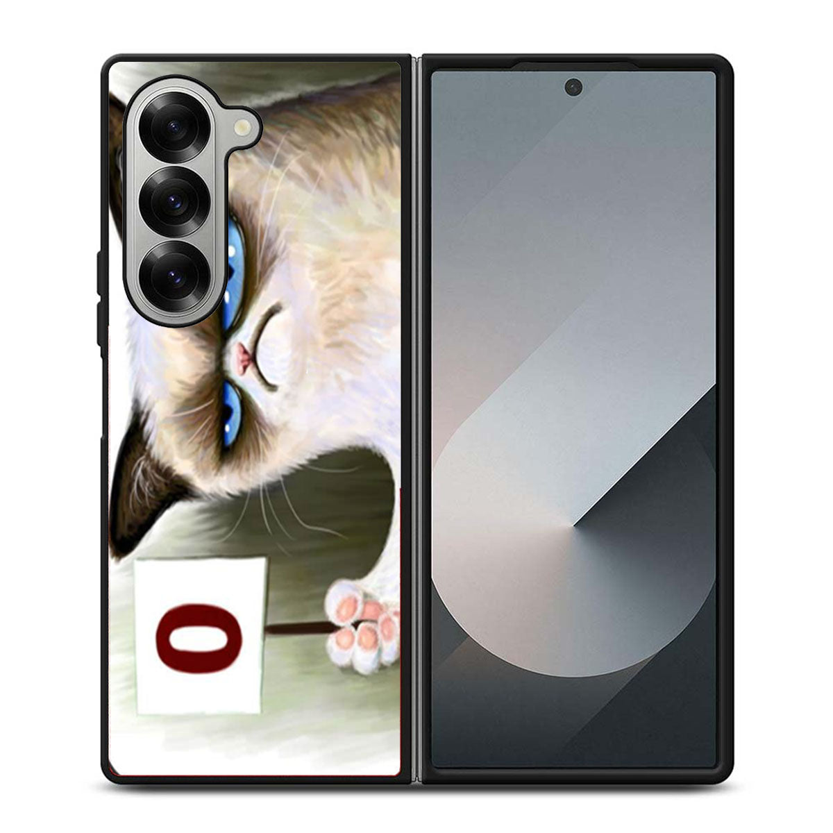 Angry Grumpy Cat Samsung Z Fold 6 Case