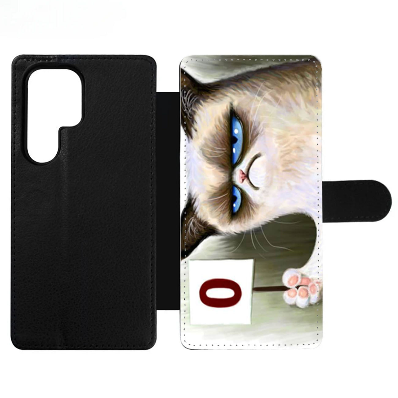 Angry Grumpy Cat Wallet Samsung Case