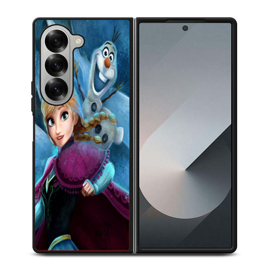Anna Olaf Frozen Samsung Z Fold 6 Case