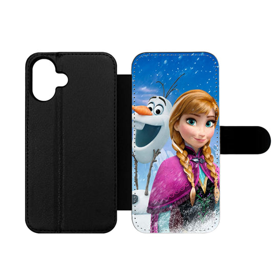 Anna and Olaf Wallet iPhone Case