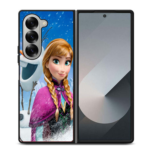 Anna and Olaf Samsung Z Fold 6 Case