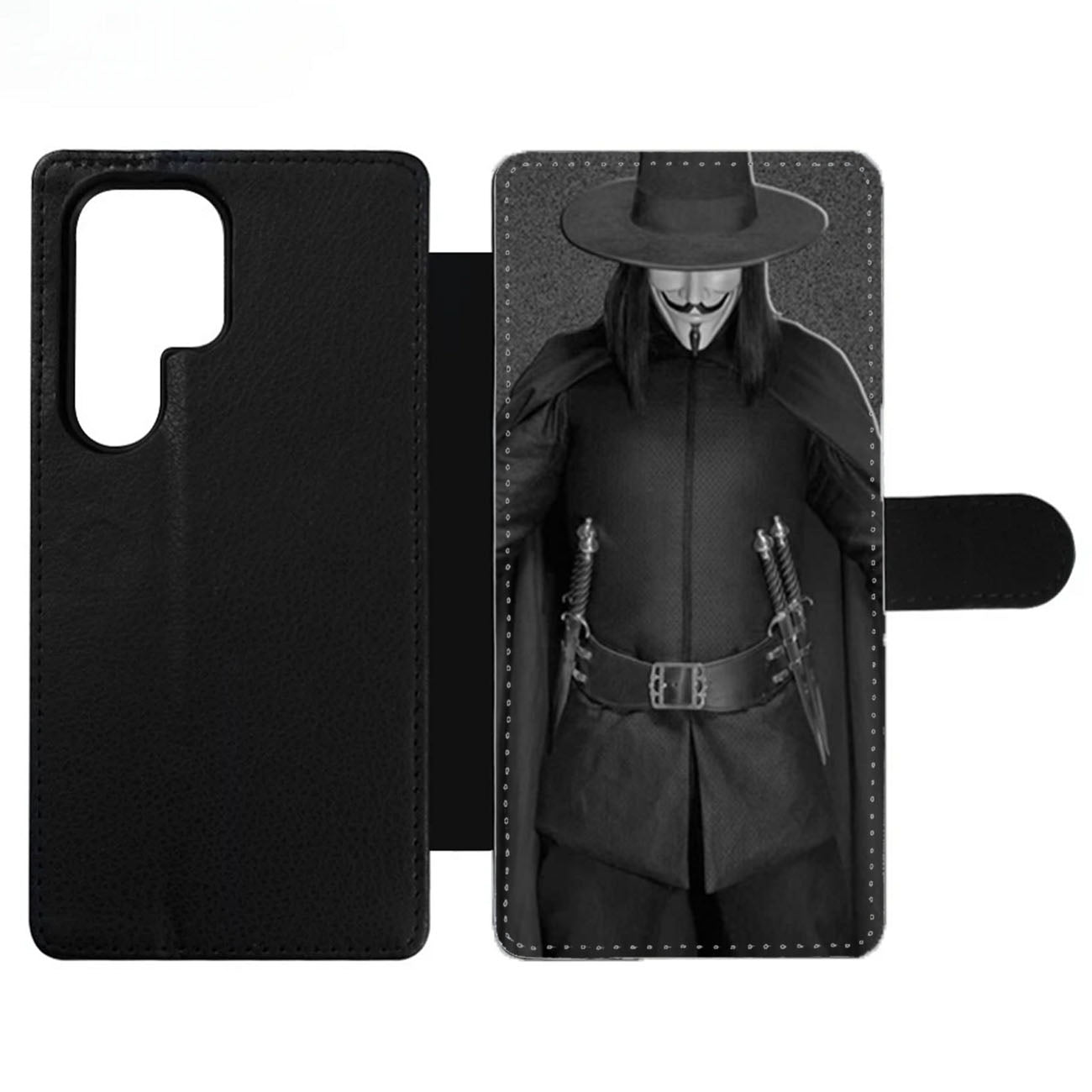 Anonymous Guy Fawkes Mask Wallet Samsung Case