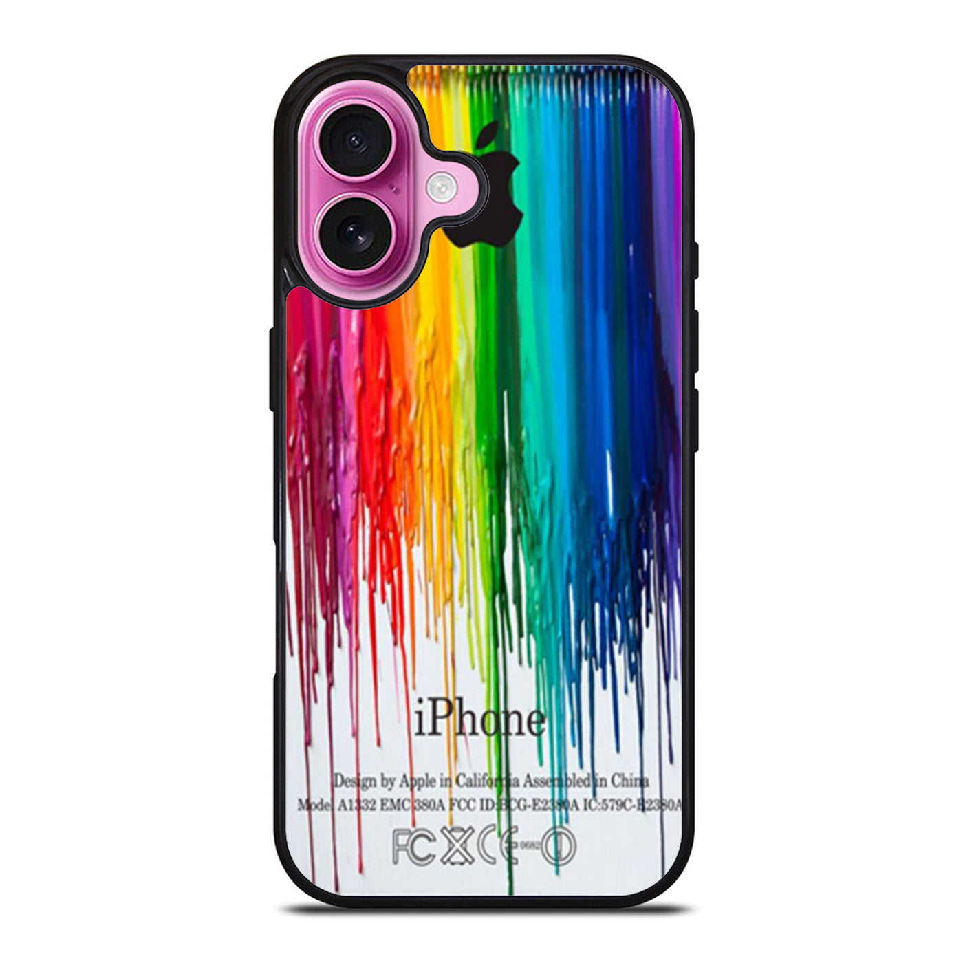 Apple Crayon Dripping iPhone Case Cover