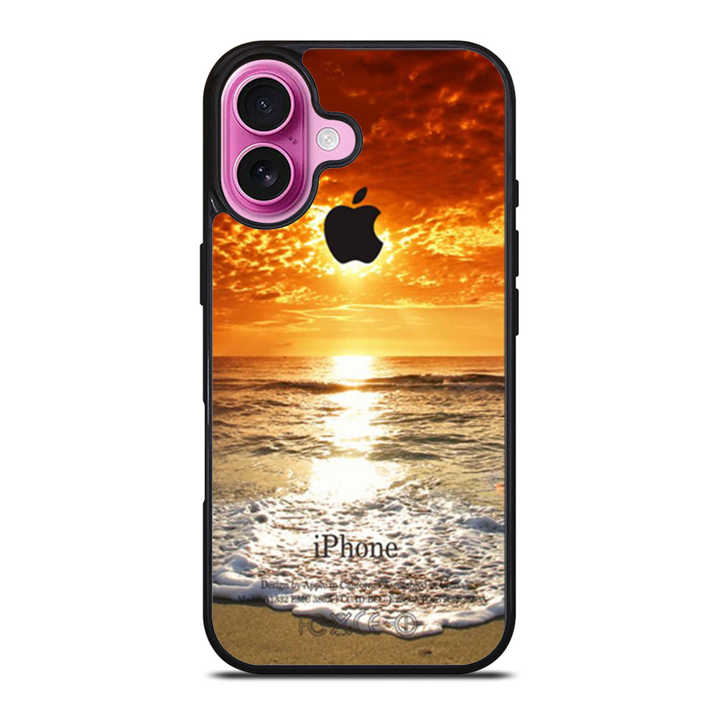 Apple Sunrise Summer Beach iPhone Case Cover