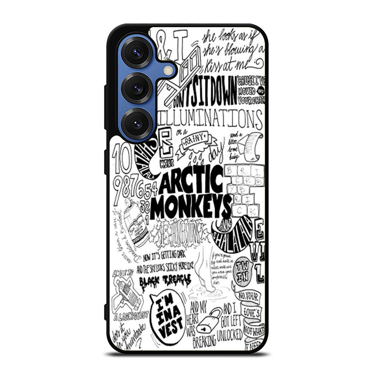 Arctic Monkeys typography illustration Samsung S25 Ultra Case