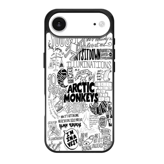 Arctic Monkeys typography illustration iPhone Air Case