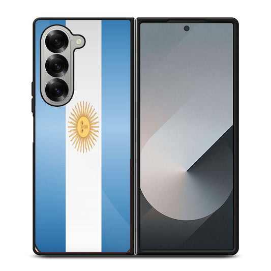 Argentina Flag Samsung Z Fold 6 Case