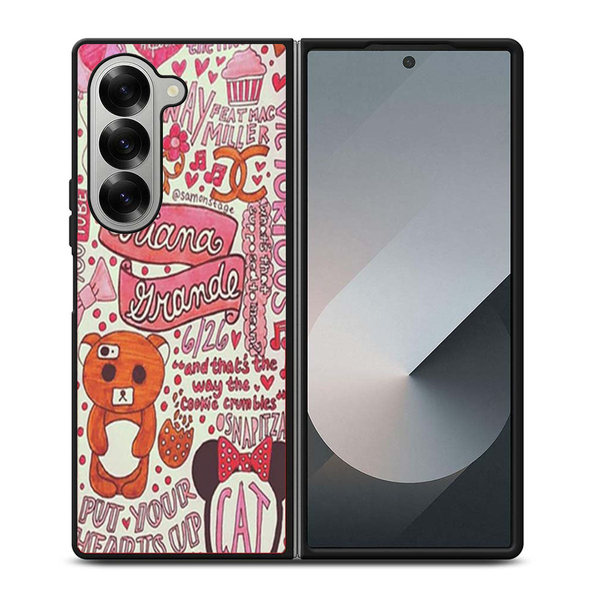 Ariana Grande Collage Samsung Z Fold 6 Case