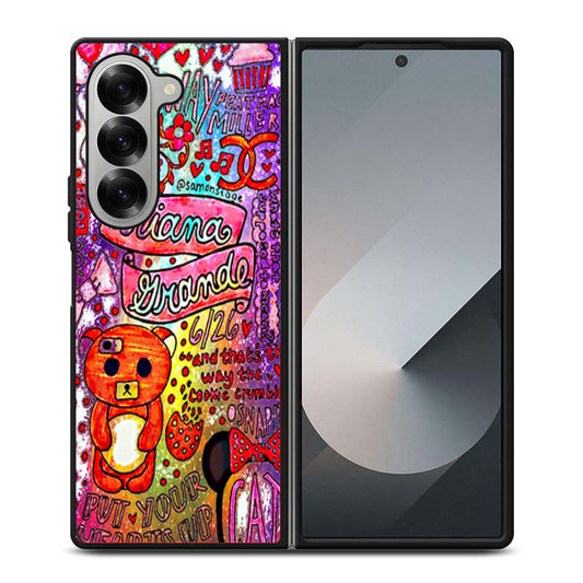 Ariana Grande Lyrics Samsung Z Fold 6 Case