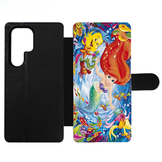 Ariel the little mermaid Wallet Samsung Case