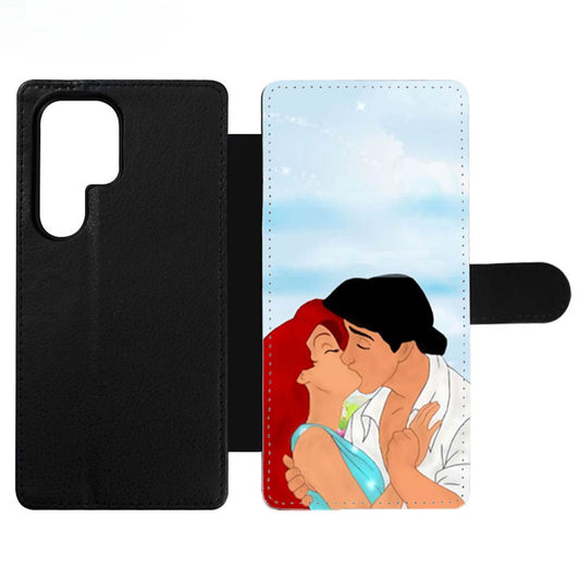 Ariel And Eric Kissing Disney Wallet Samsung Case