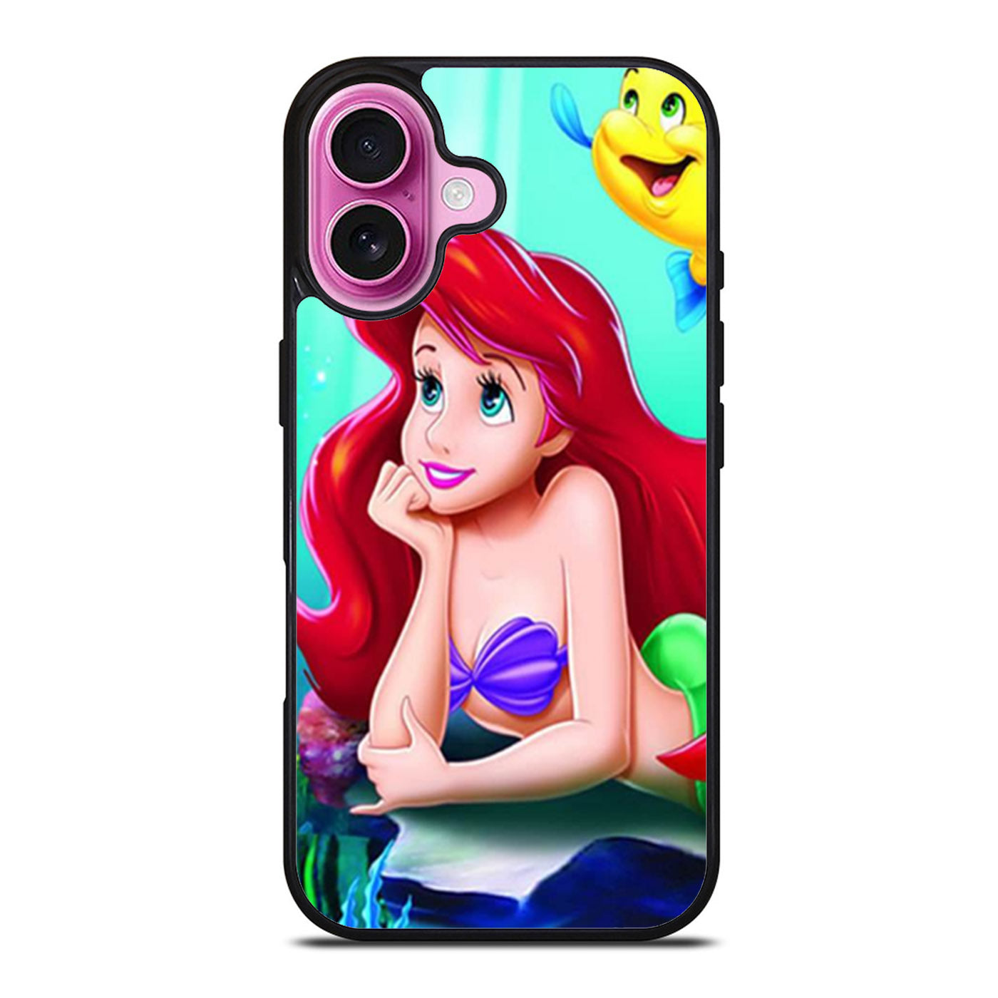 Ariel Flounder The Little Mermaid iPhone Case Cover