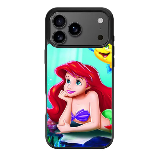 Ariel Flounder The Little Mermaid iPhone 17 Pro Max Case