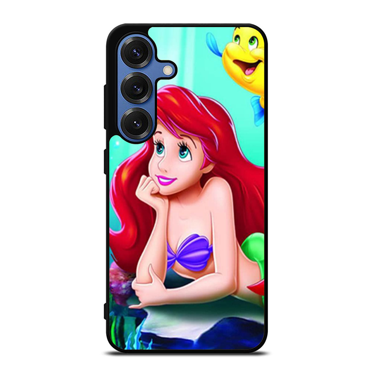 Ariel Flounder The Little Mermaid Samsung S25 Ultra Case