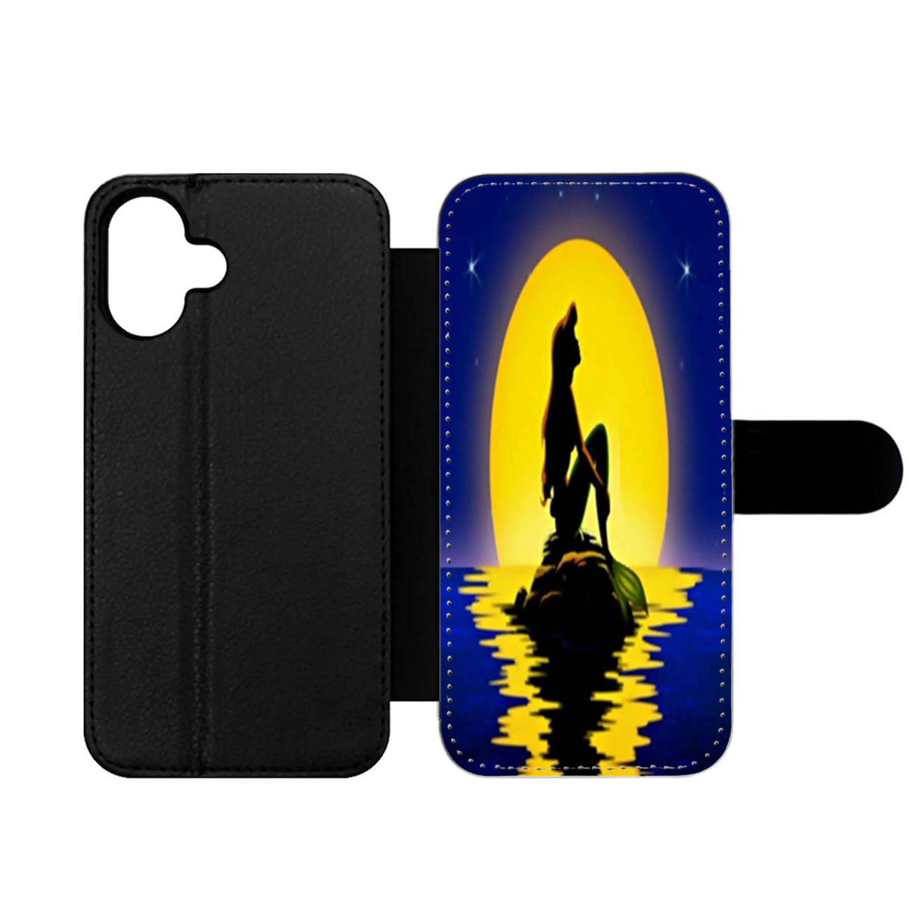 Ariel In The Moon Light Wallet iPhone Case