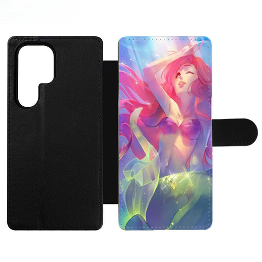 Ariel Little Mermaid 4 Disney Wallet Samsung Case