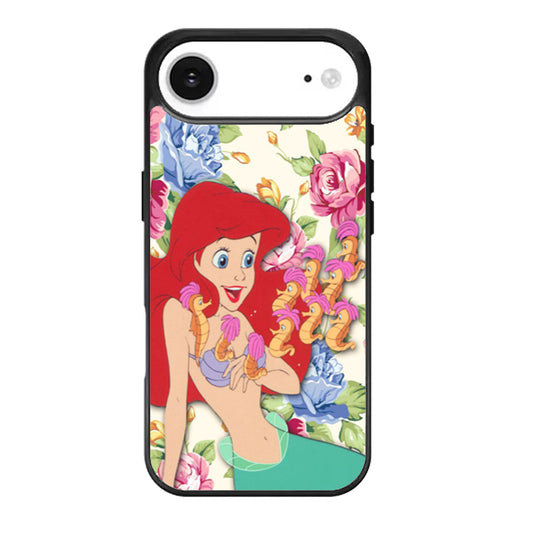 Ariel Little Mermaid Floral Disney iPhone Air Case