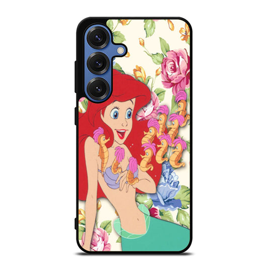 Ariel Little Mermaid Floral Disney Samsung S25 Ultra Case