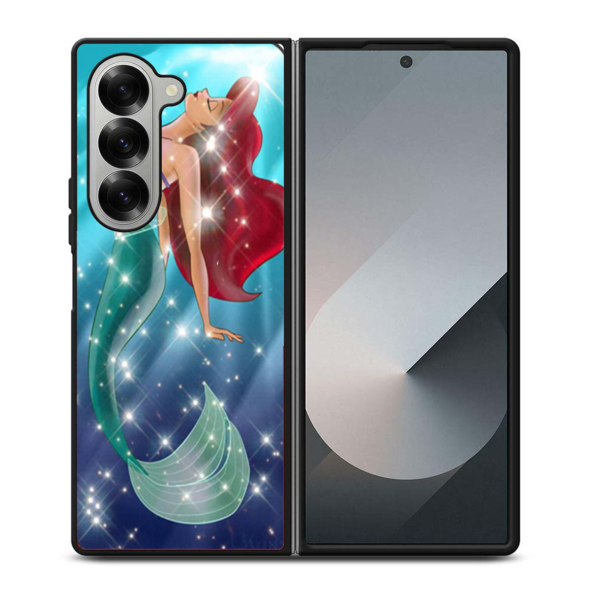 Ariel Little Mermaid Galaxy Samsung Z Fold 6 Case