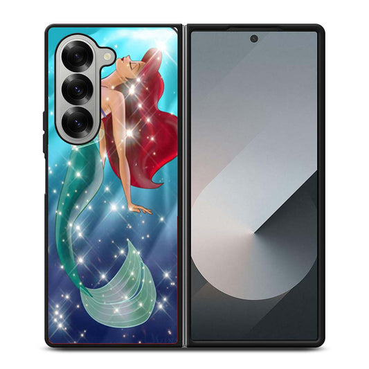 Ariel Little Mermaid Galaxy Samsung Z Fold 6 Case