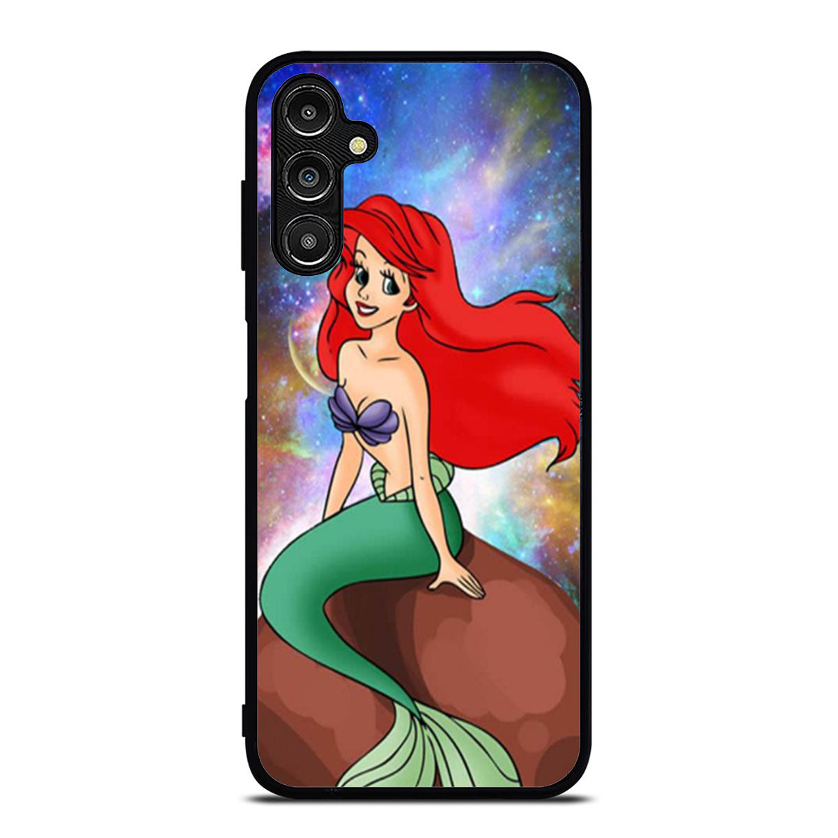 Ariel Little Mermaid In Galaxy Space Samsung A16 Case