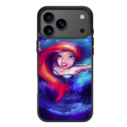 Ariel Little Mermaid Sparkling iPhone 17 Pro Max Case