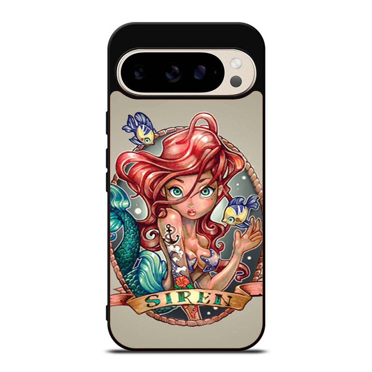 Ariel Little Mermaid Tattoo Google Pixel 9 Pro Case
