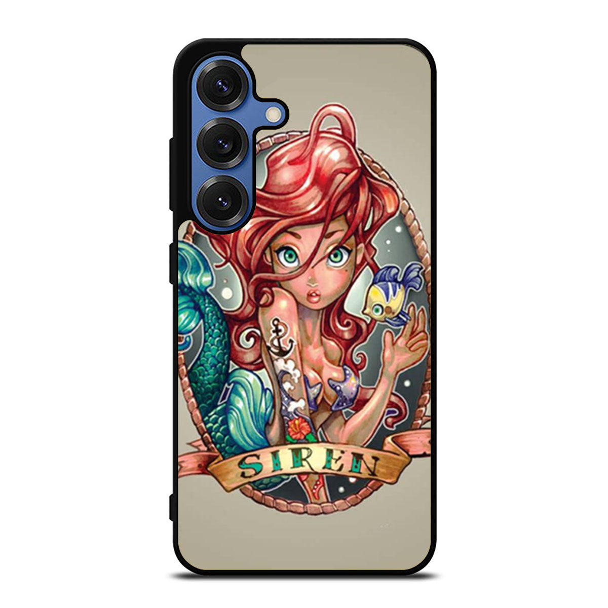 Ariel Little Mermaid Tattoo Samsung S25 Ultra Case