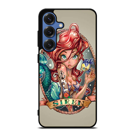 Ariel Little Mermaid Tattoo Samsung S25 Ultra Case