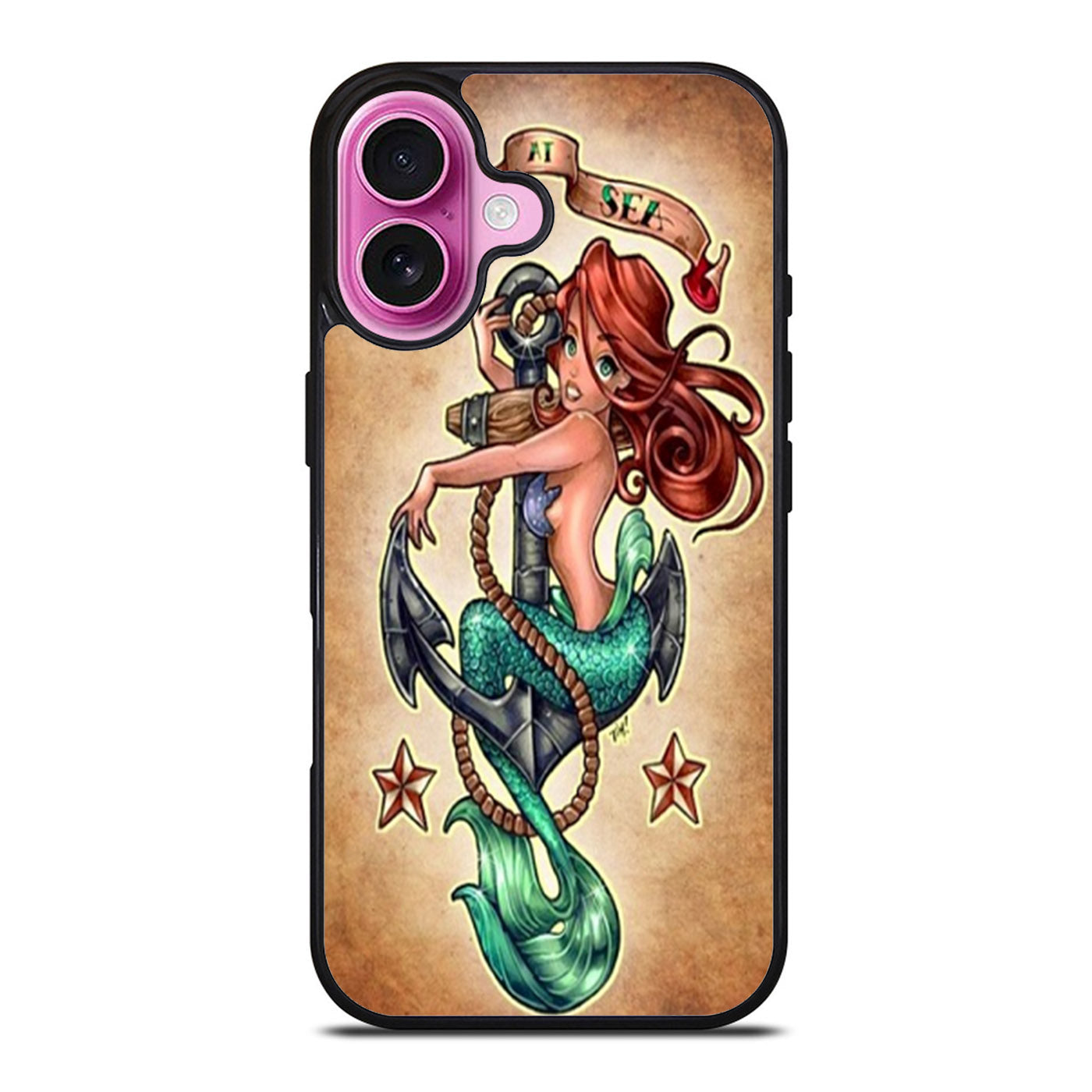 Ariel Lost At Sea Anchor Refuse iPhone Case Cover