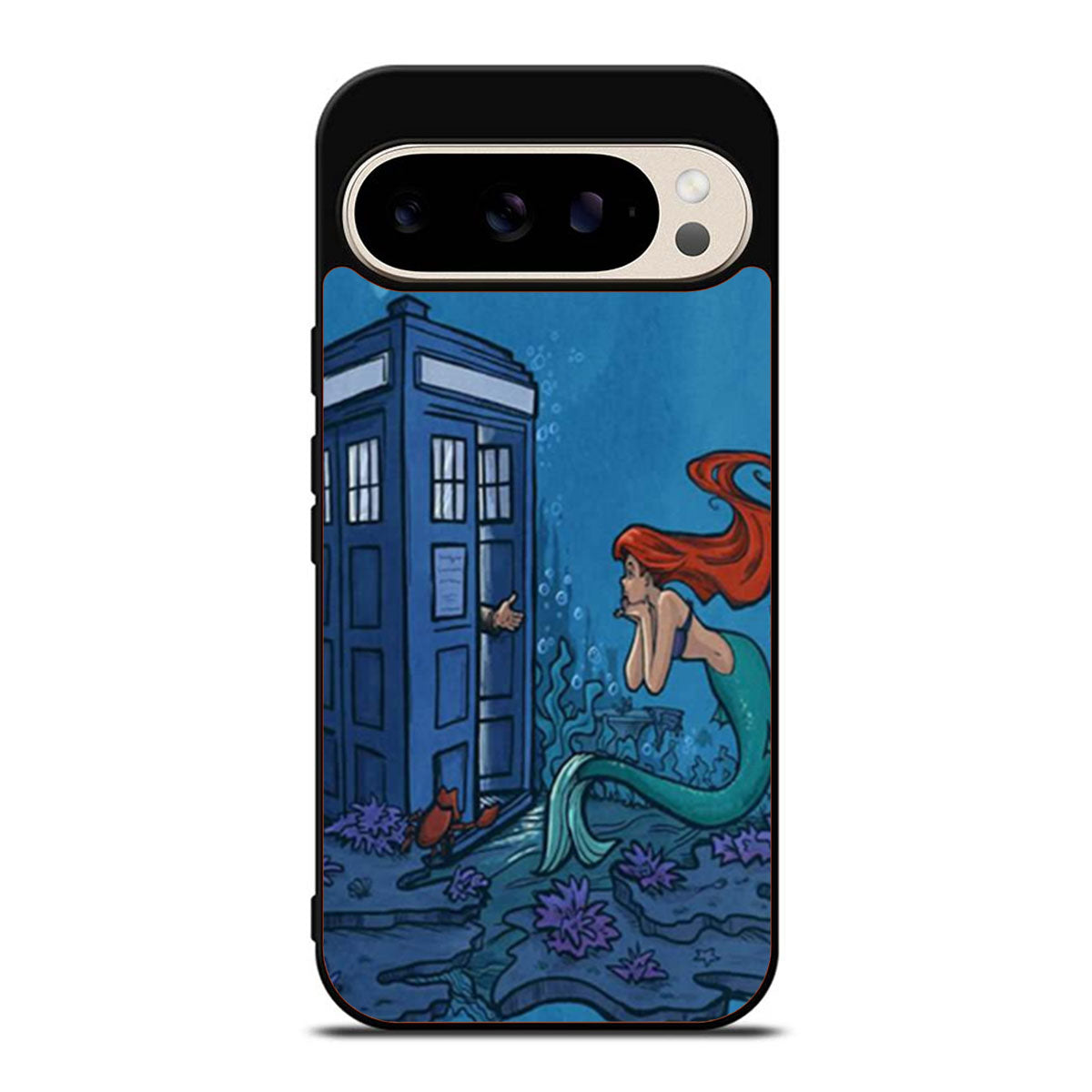 Ariel Mermaid Tardis Google Pixel 9 Pro Case
