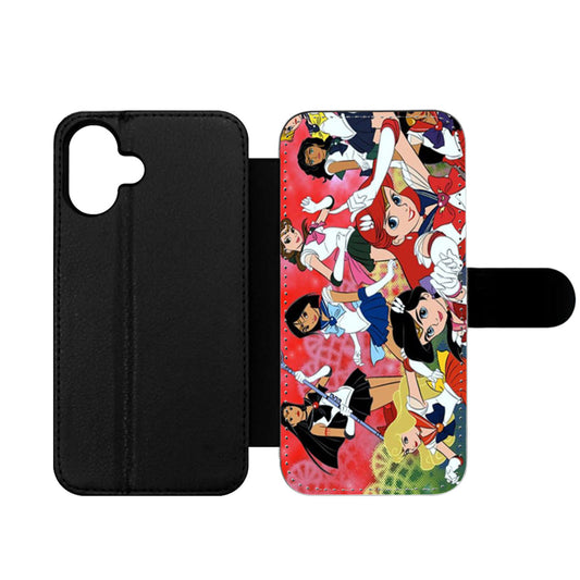 Ariel Sailormoon Princesses Wallet iPhone Case