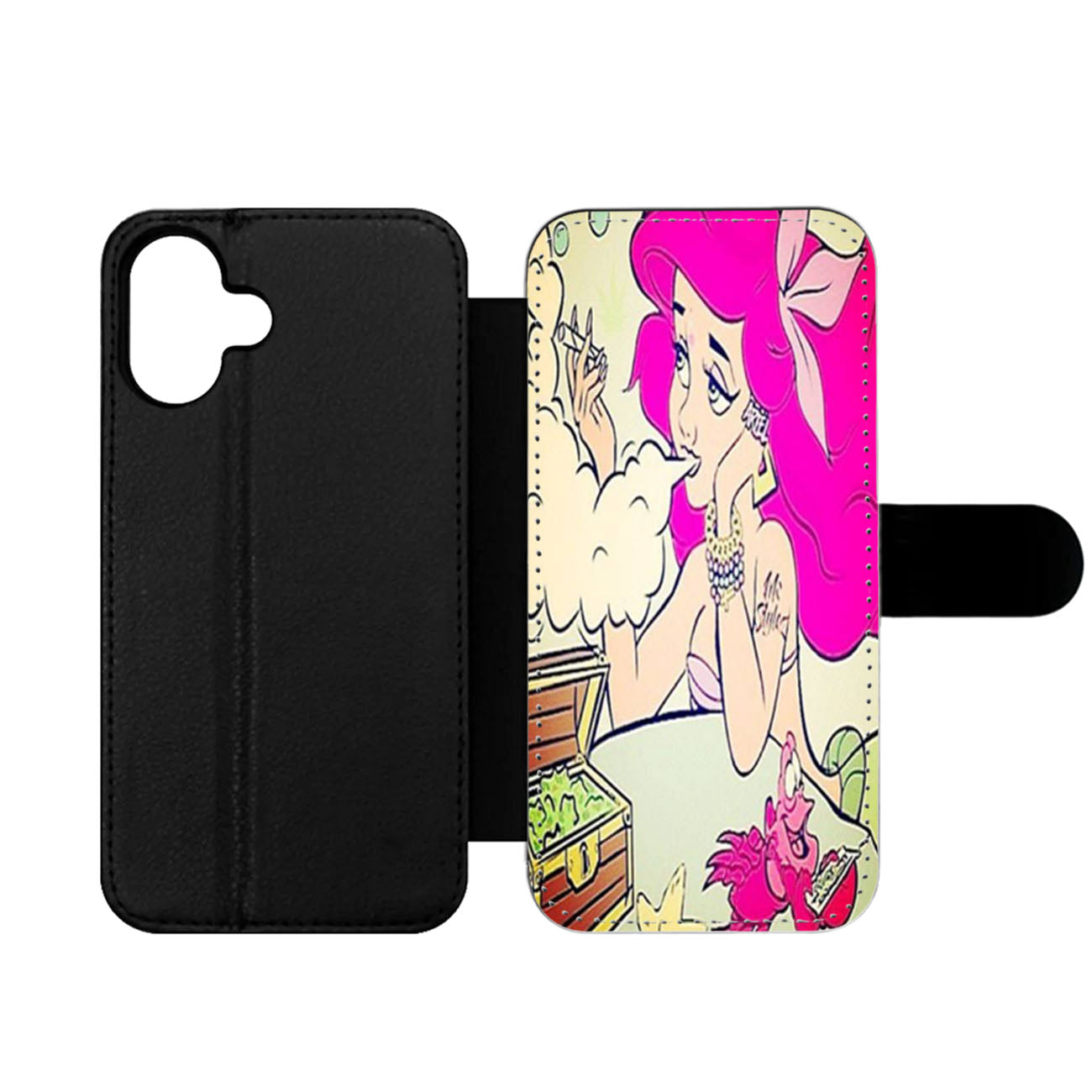Ariel Smoking Wallet iPhone Case