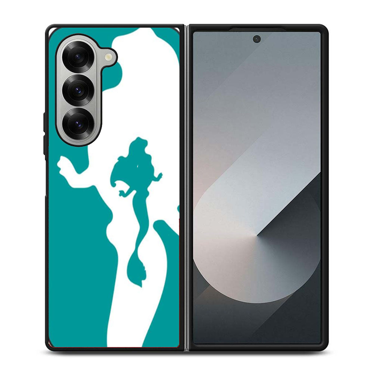 Ariel The Little Mermaid Shadow Samsung Z Fold 6 Case