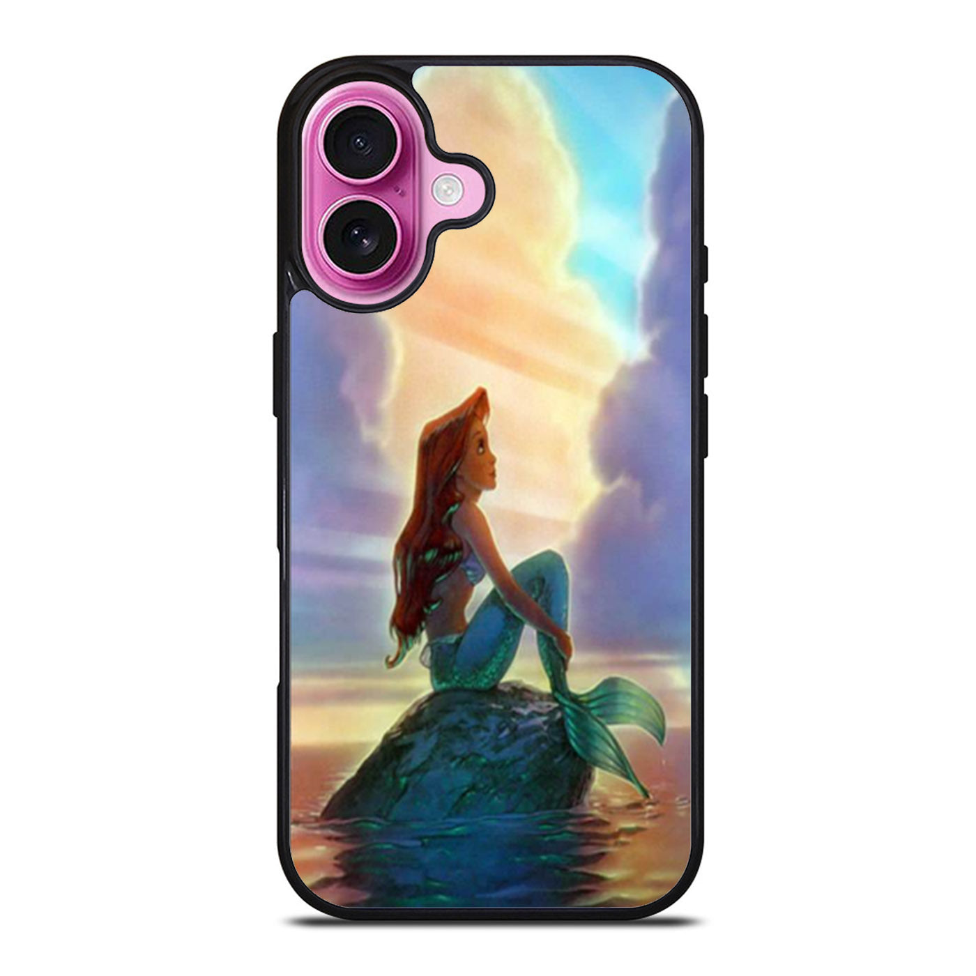Ariel The Little Mermaid Sunset iPhone Case Cover