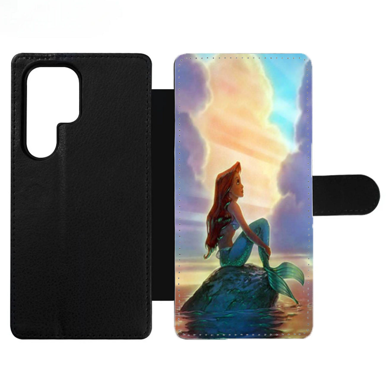 Ariel The Little Mermaid Sunset Wallet Samsung Case
