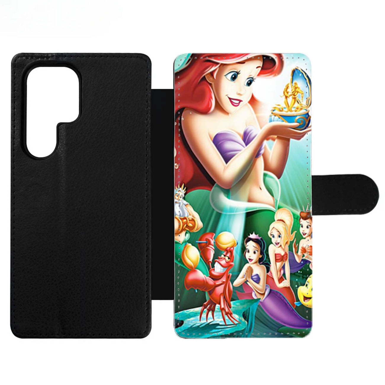 Ariel The Little Mermaid Three Wallet Samsung Case