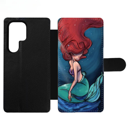 Ariel The Little Mermaid Two Wallet Samsung Case