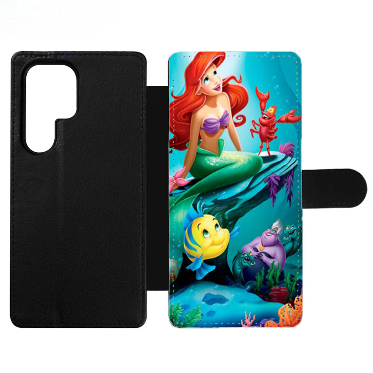Ariel The Little Mermaid and Friends Wallet Samsung Case