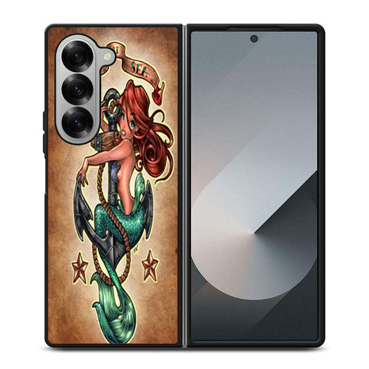 Ariel little mermaid  Samsung Z Fold 6 Case
