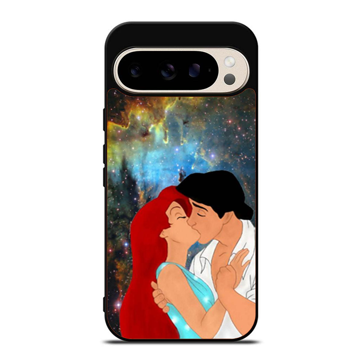 Ariel and Eric Kissing On The Space Google Pixel 9 Pro Case