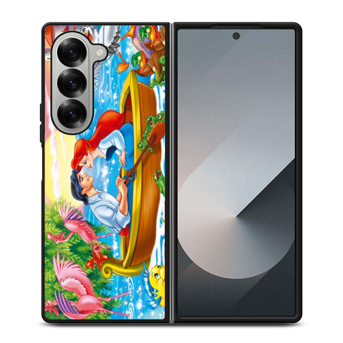 Ariel and Eric on Boat Samsung Z Fold 6 Case