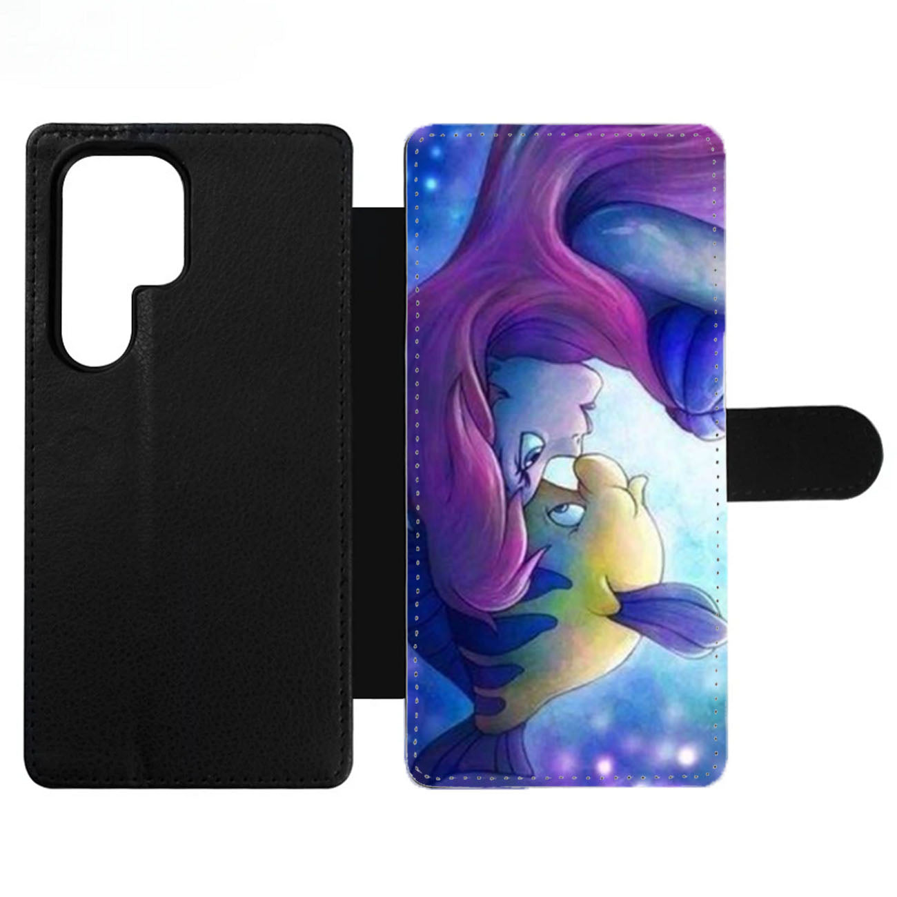 Ariel and Flounder Wallet Samsung Case