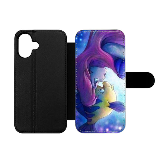 Ariel and Flounder Wallet iPhone Case