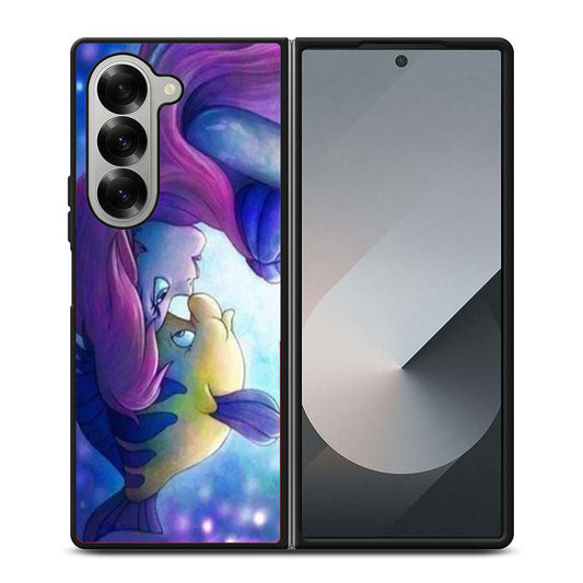 Ariel and Flounder Samsung Z Fold 6 Case